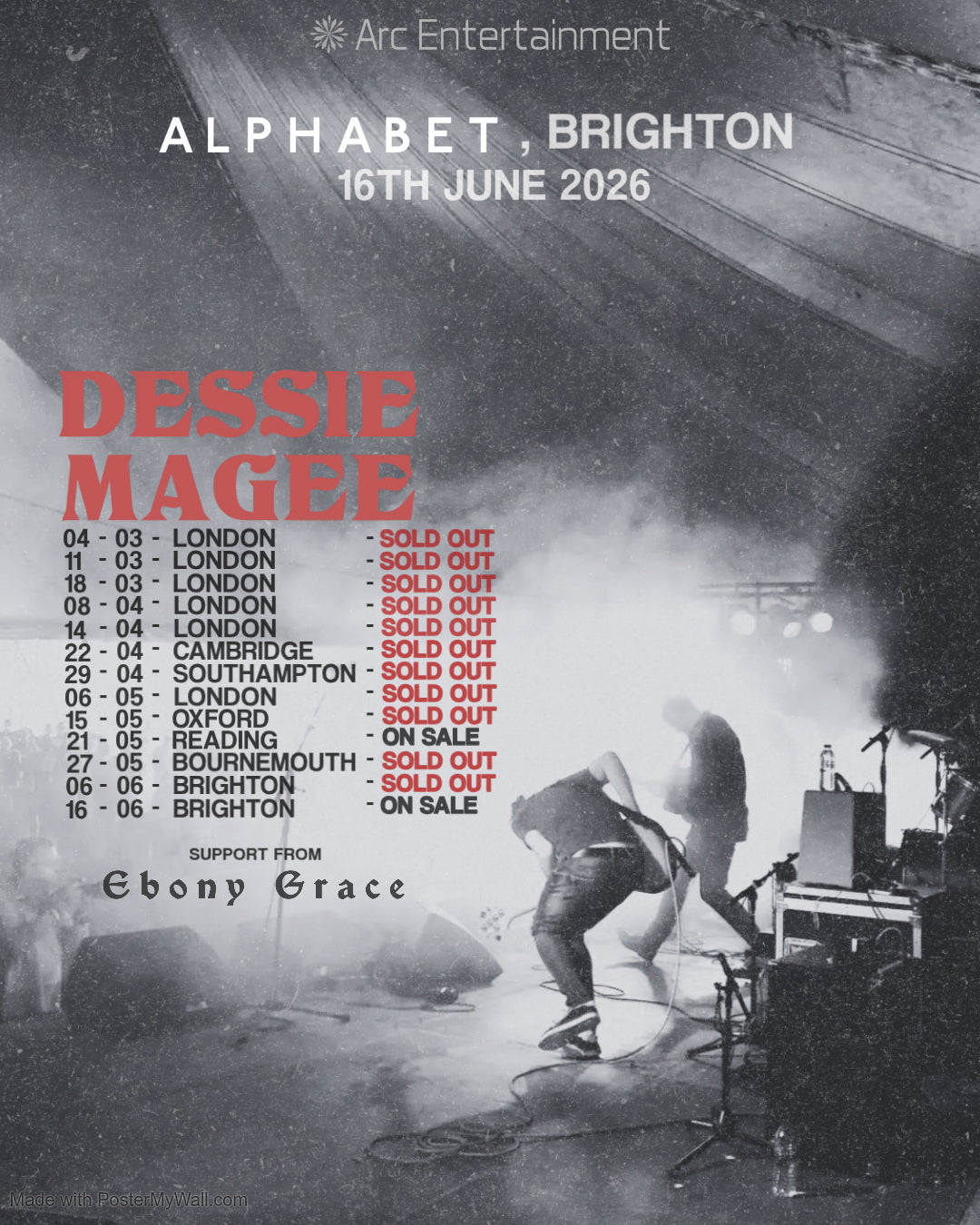 DESSIE MAGEE @ Alphabet, Brighton - 16th June 2026