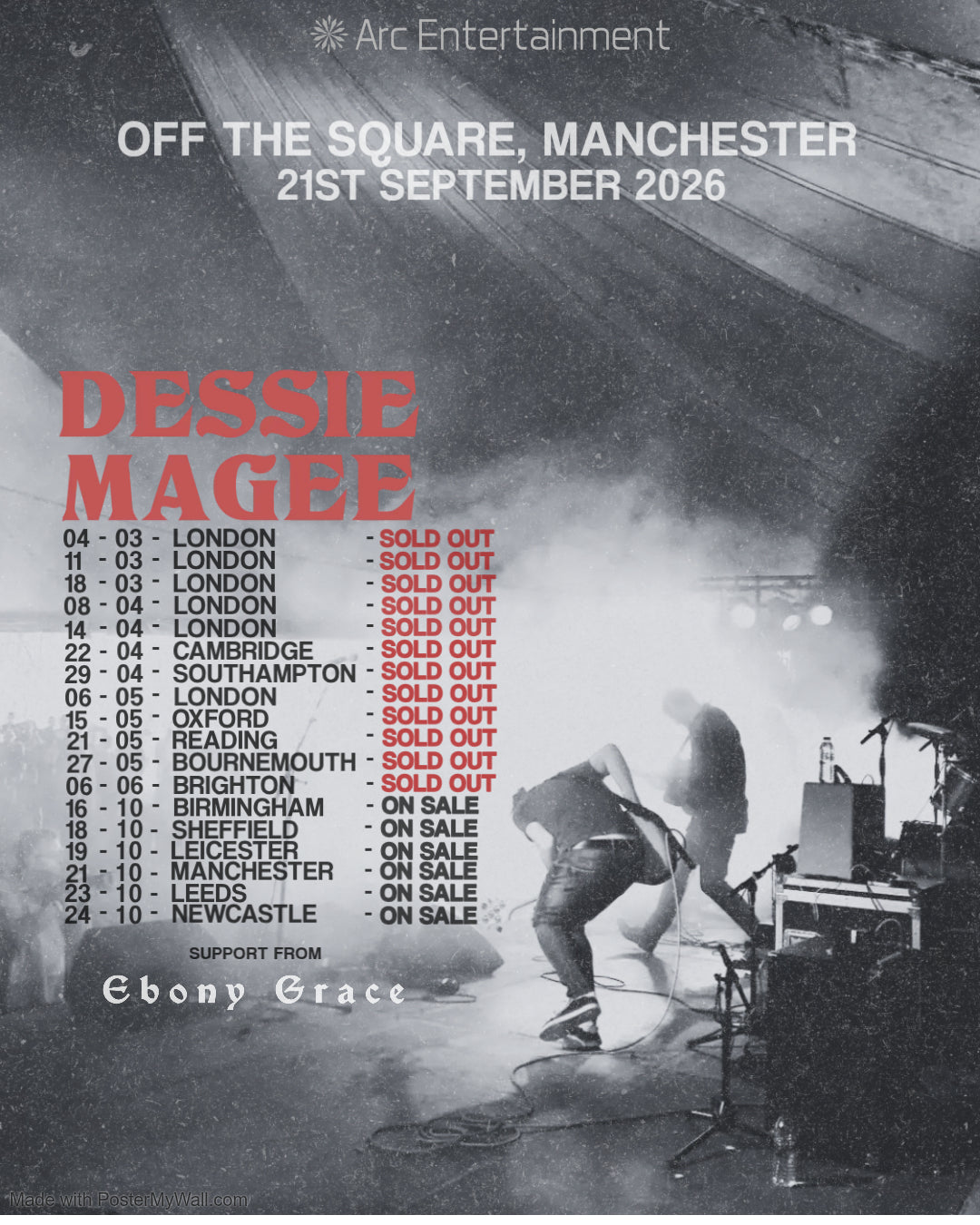 DESSIE MAGEE @ Off The Square, Manchester - 21st September 2026