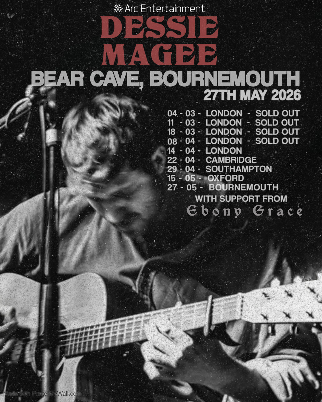 DESSIE MAGEE @ Bear Cave, Bournemouth - 27th May 2026