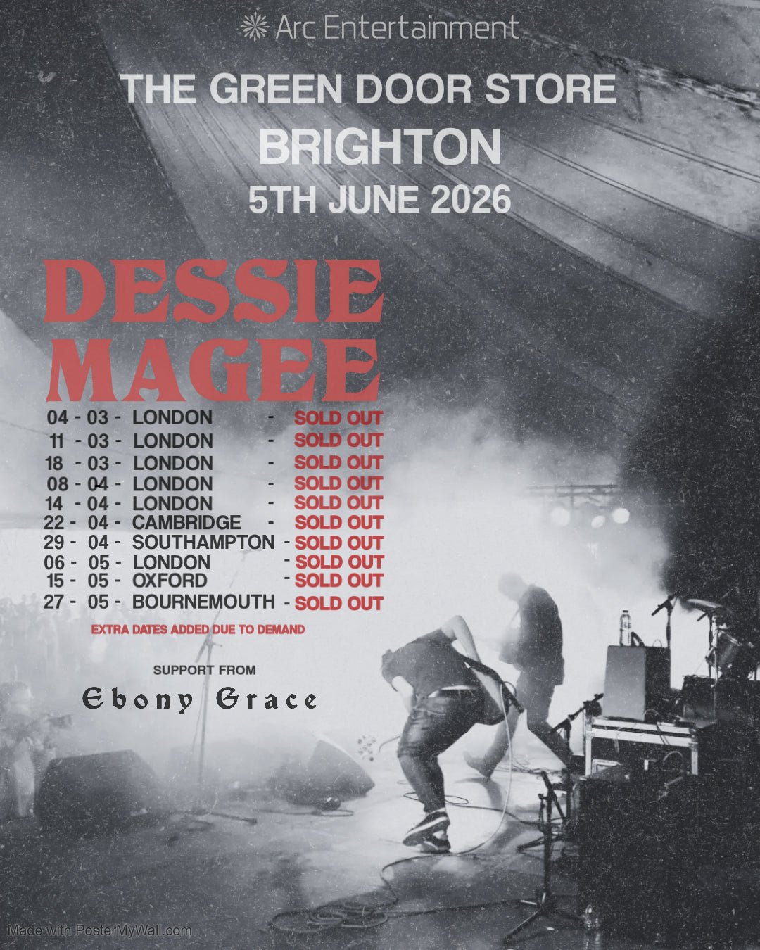 DESSIE MAGEE @ The Green Door Store, Brighton - 5th June 2026
