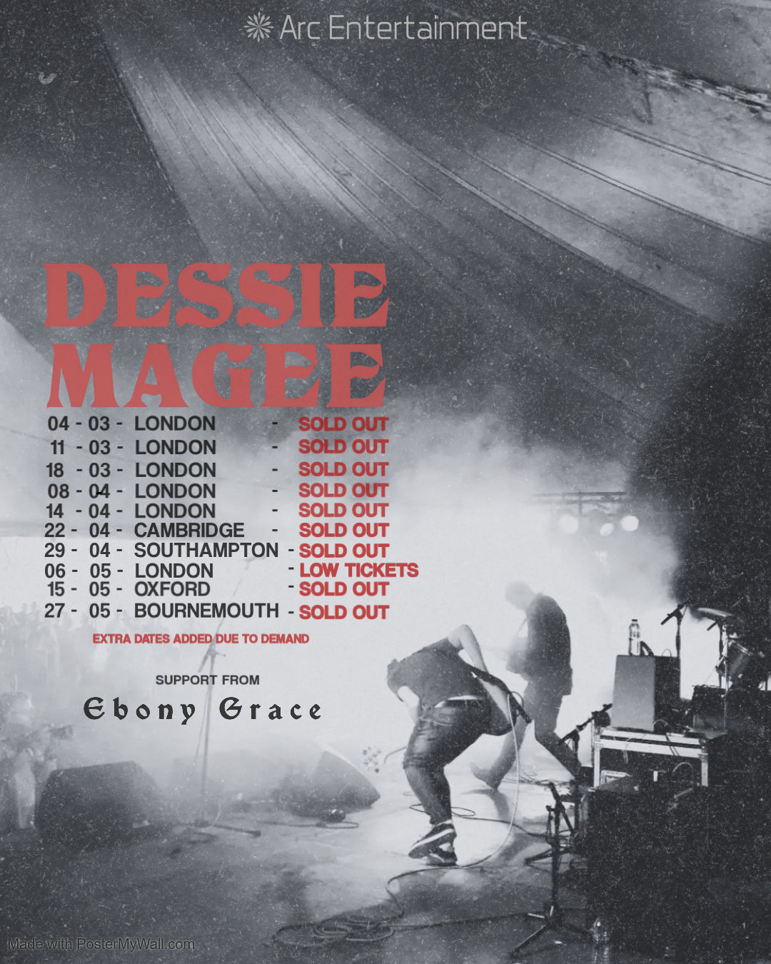 DESSIE MAGEE & THE DEAD STRINGS  @ Camden Assembly, London - 6th May 2026 - 6TH DATE ADDED DUE TO DEMAND