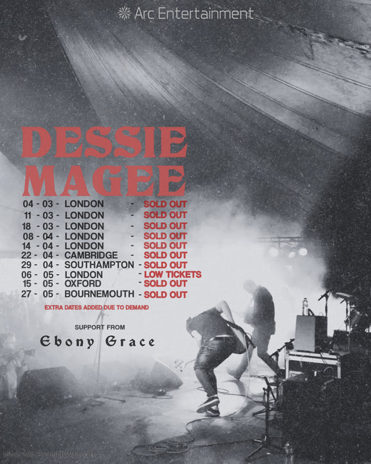 DESSIE MAGEE & THE DEAD STRINGS  @ Camden Assembly, London - 6th May 2026 - 6TH DATE ADDED DUE TO DEMAND